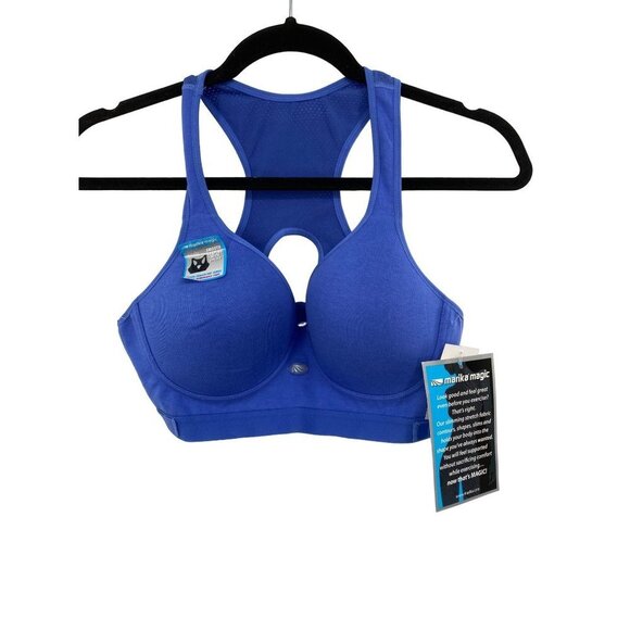 NWT Marika Magic Ladies Smooth Shaping Sport Bra Uplift size LARGE ColoR Purple - Picture 1 of 6
